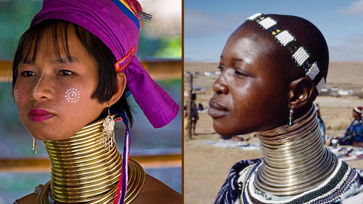neck lengthening in African tribe women
