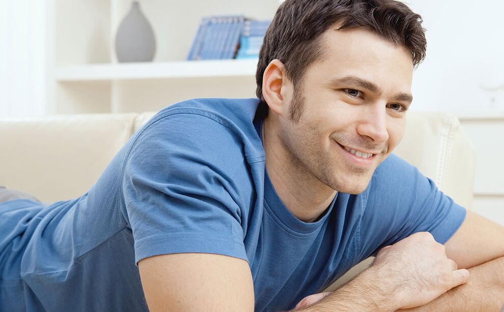 Satisfied man